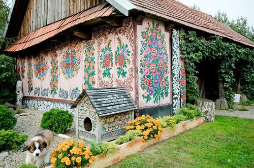 In This Quaint Polish Village, Everything is Covered in Flower Paintings