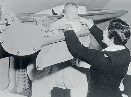 Vintage Photos Show How Babies Used to Air Travel