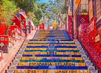 Free Tourist Attractions to Enjoy in Rio De Janeiro, Brazil Escadaria Selaron, Rio de Janeiro, RJ, Brasil