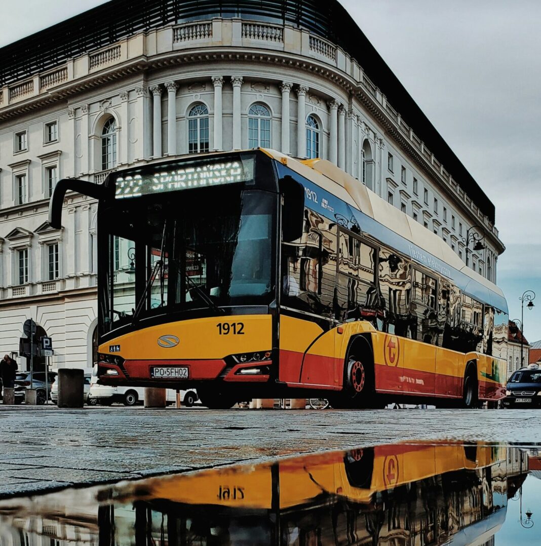 Bus in Warsaw, Poland
