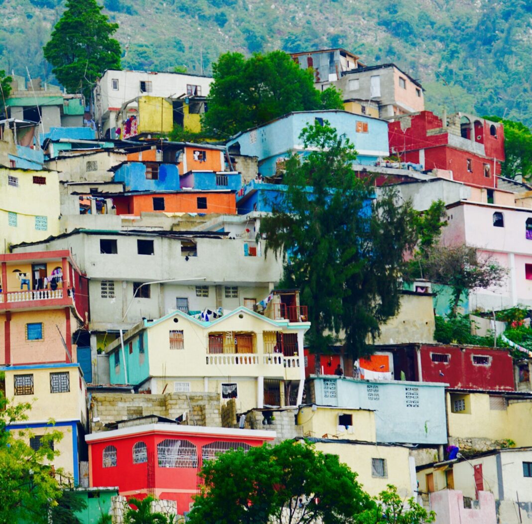 Houses near Port-au-Prince, Haiti