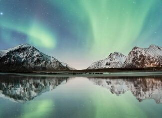 Have You Ever Been To Norway? northern lights unfold in the sky in Norway