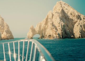 How to Book Cheap European Cruises View of the Arch of Cabo San Lucas, Mexico from a Boat