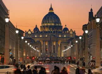 Smallest Countries in Europe You May Not Have Heard Of View of Saint Peter church from Via della conciliazione at golden hour