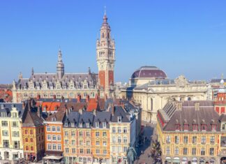 Enjoy the 2024 Olympics by Visiting These 3 French Cities View of the main square in Lille, France
