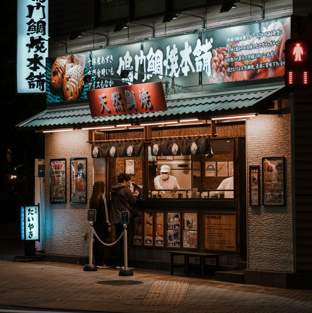 Street Restaurant in Japan