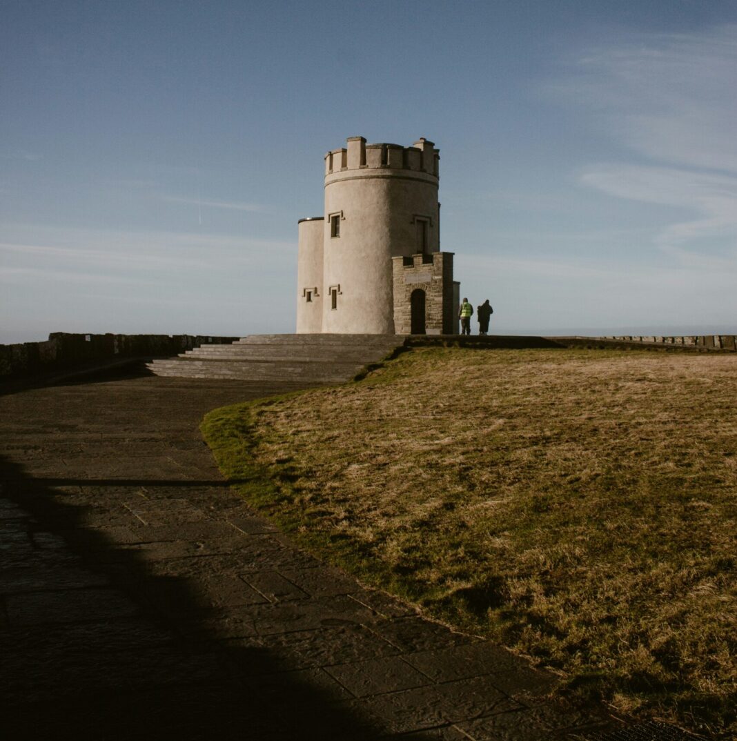 Castle in Cliffs of Moher in Lislorkan North, County Clare, Ireland