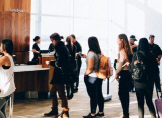 Critical Things to Do Before Boarding Your Flight Line at airport gate
