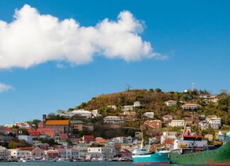 Why You Should Head to Grenada For a Caribbean Vacation Island of Saint George from the water